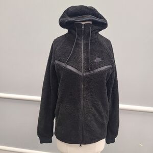 Nike Women's Black Teddy Jacket